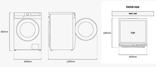 Фото - Стиральная машина Samsung WW11DG6B25LBUA