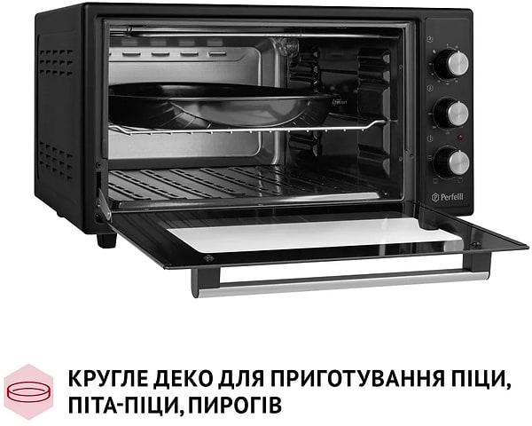 Фото - Печь электрическая Perfelli MIRAGE 48 BLACK
