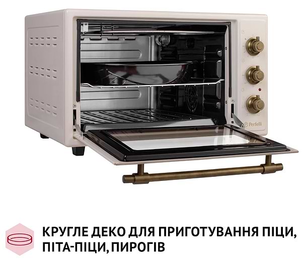 Фото - Печь электрическая Perfelli LAGGIO 37 IVORY RETRO