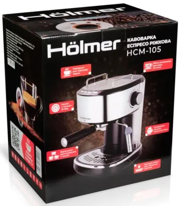 Фото - Кофеварка рожковая Holmer HCM-105