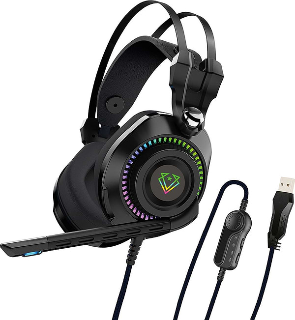 Фото - Гарнитура проводная игровая Vertux Bogota.Black