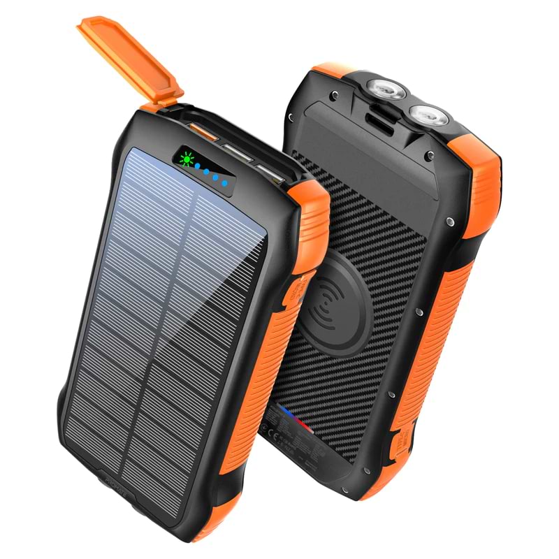 Батарея мобільна Promate SolarTank 20000 mAh (solartank-20pdqi.black) - Фото 1