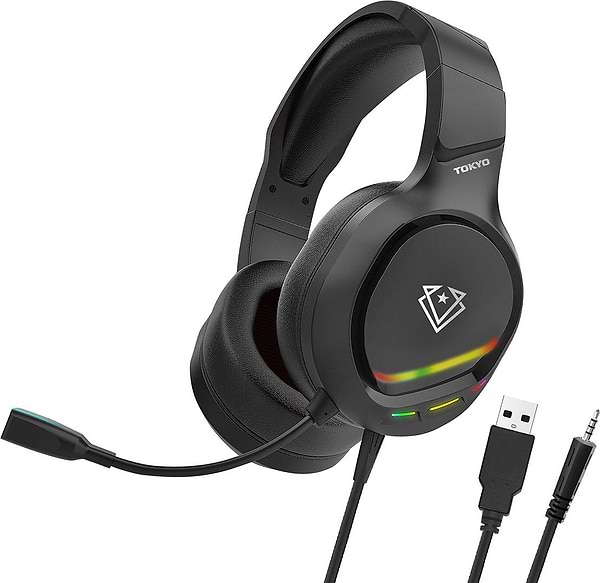 Фото - Уценка - Гарнитура проводная игровая Vertux Tokyo.Black