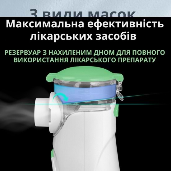 Фото - Інгалятор AIMED Mesh Nebulizer Blue (AI-Mesh1bl)