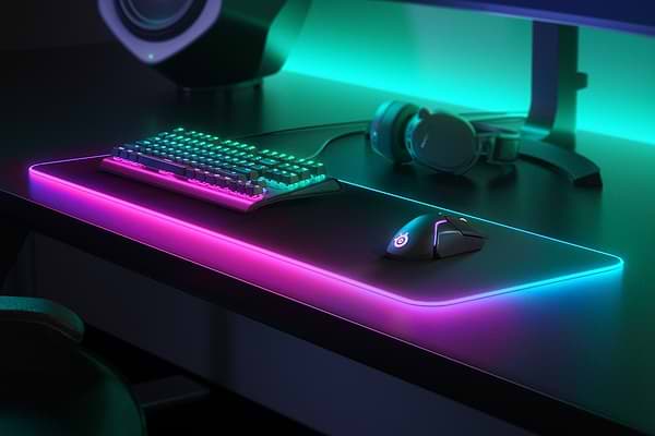 Фото - Килимок для миші ігровий SteelSeries QcK Prism Cloth XL (63826)