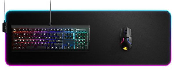 Фото - Килимок для миші ігровий SteelSeries QcK Prism Cloth XL (63826)