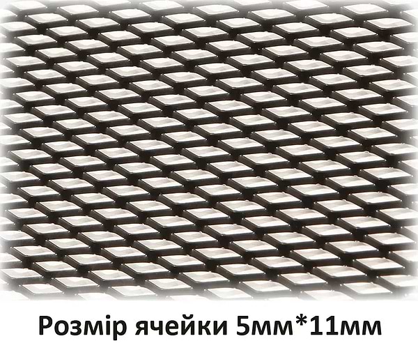 Фото - Сітка декоративно-захисна для радіатора Poputchik 100х40 см №3 (151-104-3)