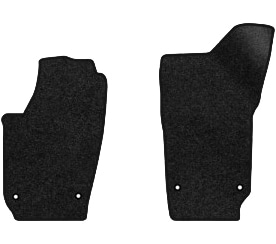 Килимки ворсові в салон авто EVAtech Premium для Volkswagen Polo (IV) 3-doors 2001-2009 4 покоління Htb EU чорний кант (VW12025AB2TL4VPB)