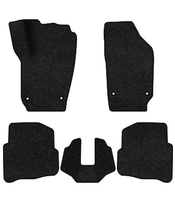 Коврики ворсовые в салон авто EVAtech Premium для Volkswagen Polo (IV) 3-doors 2001-2009 4 поколение Htb EU черный кант (VW12025CEB5TL4VPB)