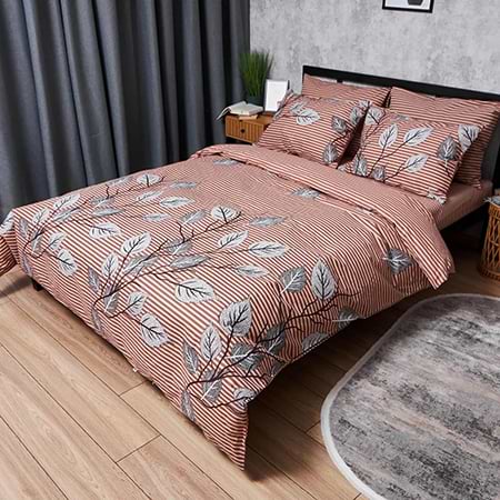 Комплект постельного белья Moon&Star Бязь Gold Люкс Autumn Leaves 160х220х2 нав. 4х50х70 (MS-820005913)