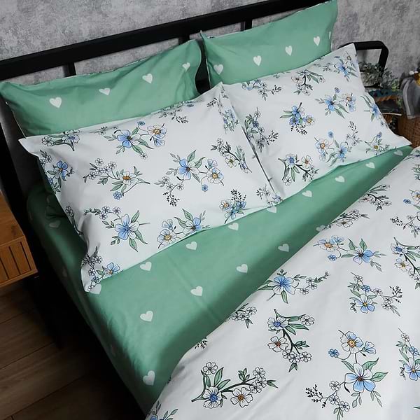 Фото - Комплект постельного белья Moon&Star Бязь Gold Люкс Spring Harmony 160х220 нав. 4х50х70 (MS-820006988)