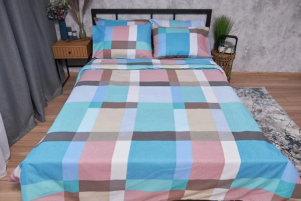 Фото - Комплект постільної білизни дитячий Moon&Star Бязь Gold Люкс Burlap 110х140 нав. 2х40х40 (MS-830000064)