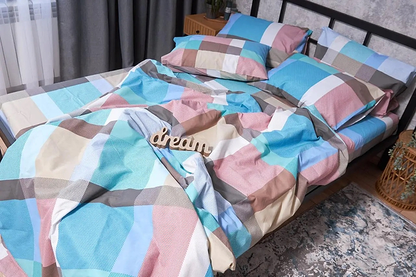 Фото - Комплект постільної білизни дитячий Moon&Star Бязь Gold Люкс Burlap 110х140 нав. 2х40х40 (MS-830000064)