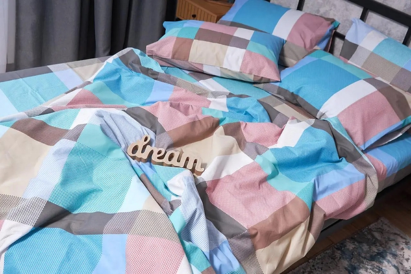 Фото - Комплект постільної білизни дитячий Moon&Star Бязь Gold Люкс Burlap 110х140 нав. 2х40х40 (MS-830000064)