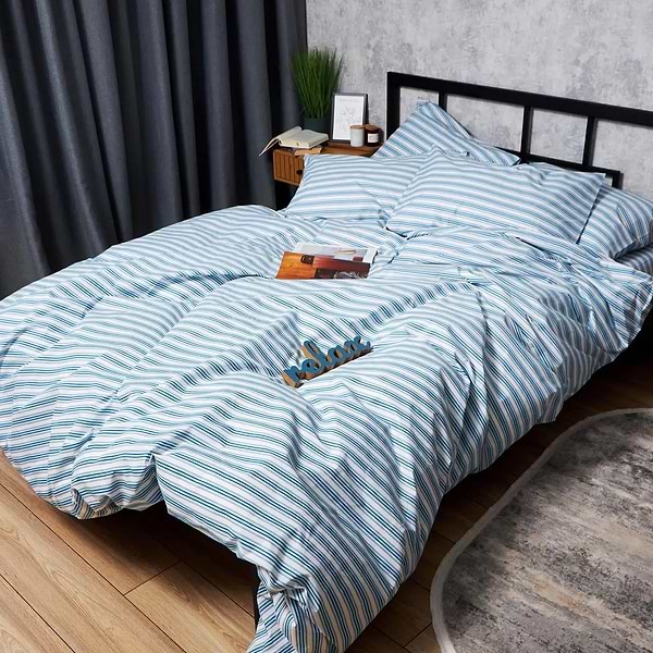 Фото - Комплект постільної білизни Moon&Star Бязь Gold Люкс Calm Waters 175х210 нав. 4х50х70 (MS-820006133)