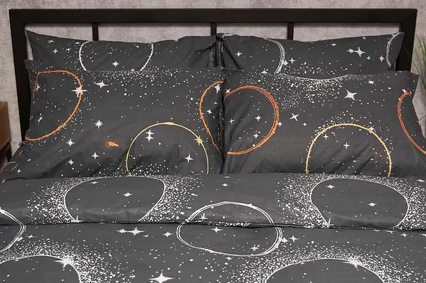 Фото - Комплект постільної білизни Moon&Star Бязь Gold Люкс Cosmic Glow 175х210 нав. 2х70х70 (MS-820005642)