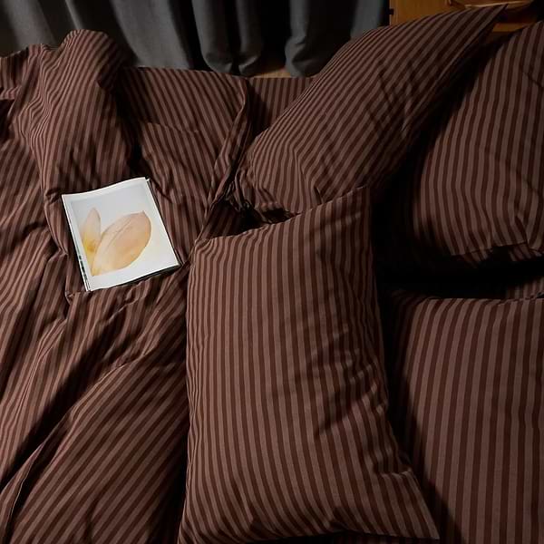 Фото - Комплект постільної білизни Moon&Star Бязь Gold Люкс Espresso Lines 175х210 нав. 4х50х70 (MS-820009178)