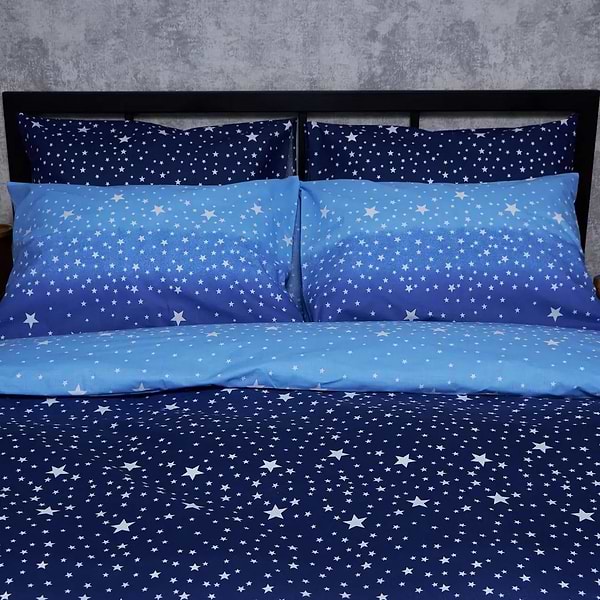 Фото - Комплект постельного белья Moon&Star Бязь Gold Люкс Night Glow175х210 нав. 2х70х70 (MS-820006552)