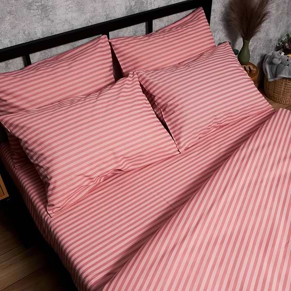 Фото - Комплект постільної білизни Moon&Star Бязь Gold Люкс Pink Whisper 175х210 нав. 2х50х70 (MS-820006621)