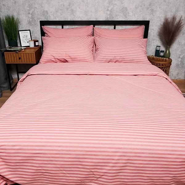 Фото - Комплект постільної білизни Moon&Star Бязь Gold Люкс Pink Whisper 175х210 нав. 2х50х70 (MS-820006621)