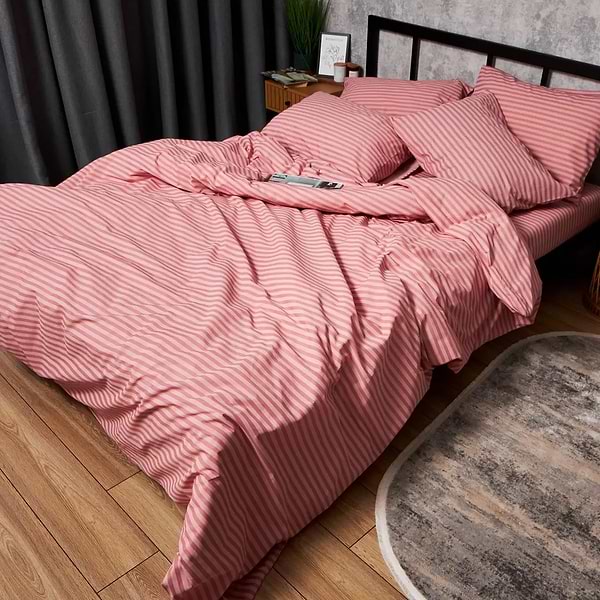 Фото - Комплект постільної білизни Moon&Star Бязь Gold Люкс Pink Whisper 175х210 нав. 2х50х70 (MS-820006621)