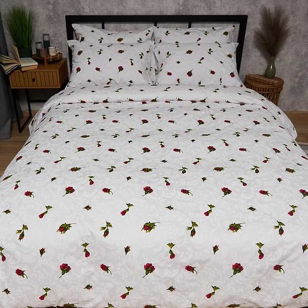 Фото - Комплект постельного белья Moon&Star Бязь Gold Люкс Romantic Rose 200х220 нав. 2х70х70 (MS-820009672)