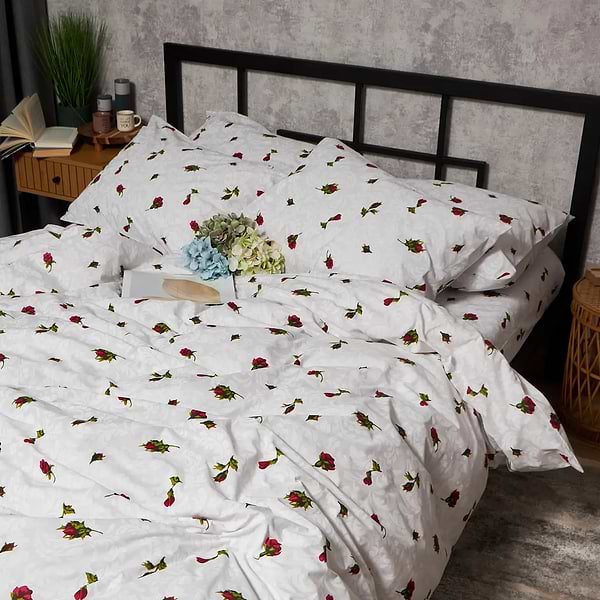 Фото - Комплект постельного белья Moon&Star Бязь Gold Люкс Romantic Rose 200х220 нав. 2х70х70 (MS-820009672)