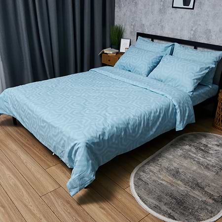 Комплект постельного белья Moon&Star Бязь Gold Люкс Arctic Glow 175х210 нав. 2х50х70 (MS-820005851)