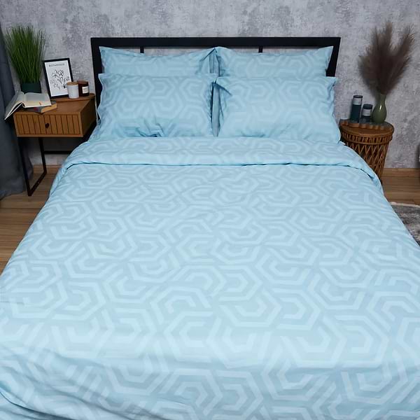 Фото - Комплект постельного белья Moon&Star Бязь Gold Люкс Arctic Glow 180х220 см нав. 50х70 2 шт. (MS-880000004)