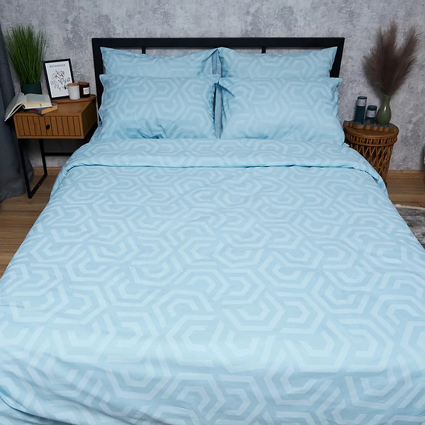 Фото - Комплект постельного белья Moon&Star Бязь Gold Люкс Arctic Glow 200х220 см нав. 70х70 2 шт. (MS-880000008)