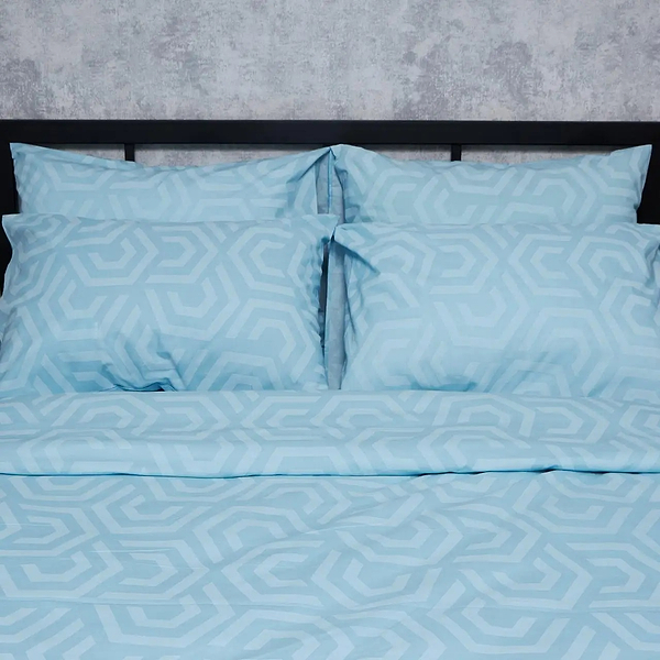 Фото - Комплект постельного белья Moon&Star Бязь Gold Люкс Arctic Glow 175х210 нав. 2х70х70 (MS-820005852)