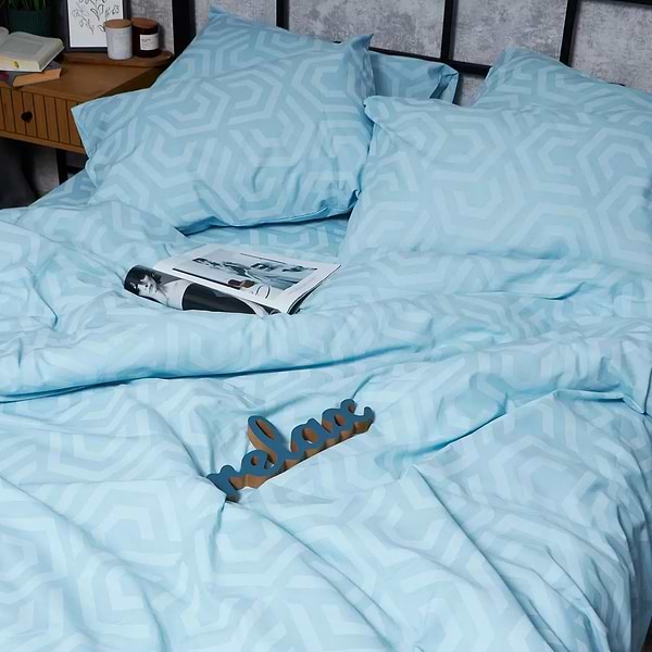 Фото - Комплект постельного белья Moon&Star Бязь Gold Люкс Arctic Glow 175х210 нав. 2х70х70 (MS-820005852)