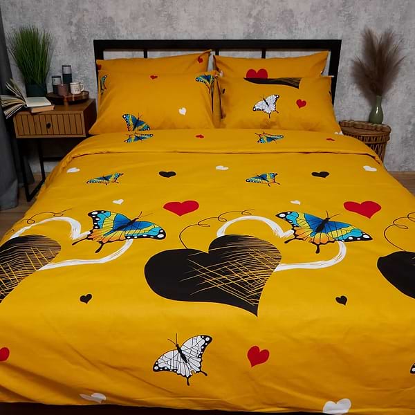 Фото - Комплект постельного белья Moon&Star Бязь Gold Люкс Butterfly Bloom 143х210 см нав. 2х70х70 (MS-820008837)