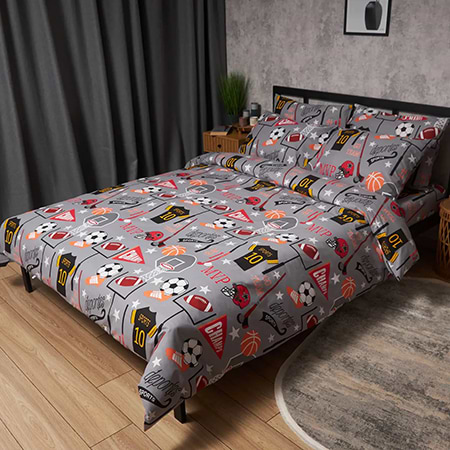 Комплект постельного белья Moon&Star Бязь Gold Люкс Champion’s Rest 160х220х2 нав. 4х70х70 (MS-820008924)