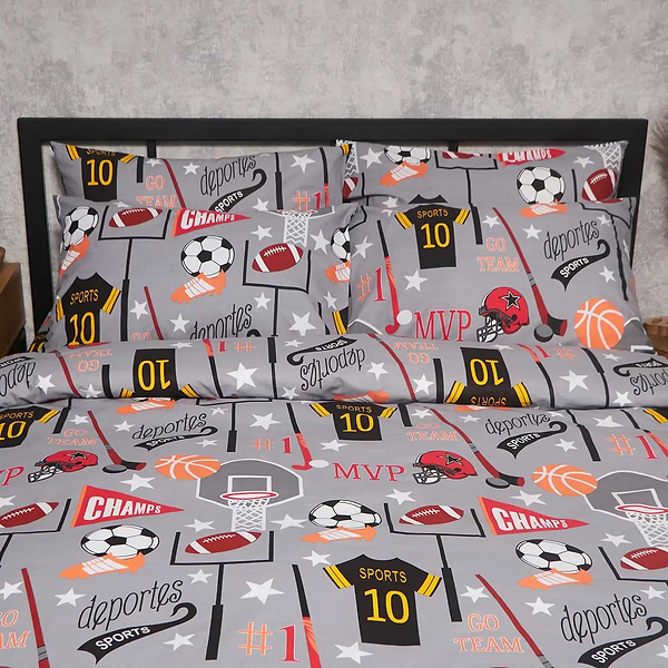 Фото - Комплект постельного белья Moon&Star Бязь Gold Люкс Champion’s Rest 160х220х2 нав. 4х50х70 (MS-820008923)