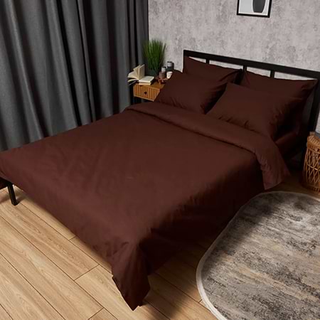 Комплект постельного белья Moon&Star Бязь Gold Люкс Chocolate Dream King Size 220x240 нав. 2х50х70 (MS-820008926)