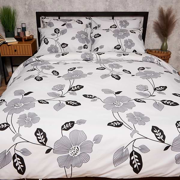 Фото - Комплект постельного белья Moon&Star Бязь Gold Люкс Misty Petals King Size 220x240 нав. 4х70х70 (MS-820009419)