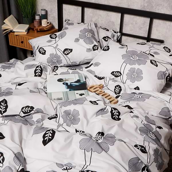 Фото - Комплект постельного белья Moon&Star Бязь Gold Люкс Misty Petals King Size 220x240 нав. 4х70х70 (MS-820009419)