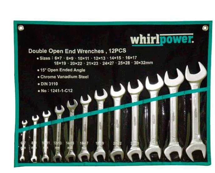 Набор рожковых ключей Whirlpower 6-32мм 12 ед. (1241-1-C12)