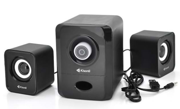 Комп'ютерна акустика звичайна 2.0 Kisonli U-2900/23430 Black - Фото 1