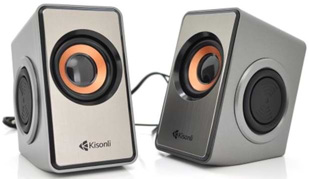 Комп'ютерна акустика звичайна 2.0 Kisonli T-007/23421 Gray