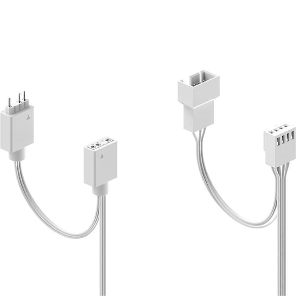 Фото - Корпусный вентилятор Fractal design Вентилятор для корпусу 120 мм RGB PWM White Frame Aspect 12 RGB PWM White Frame