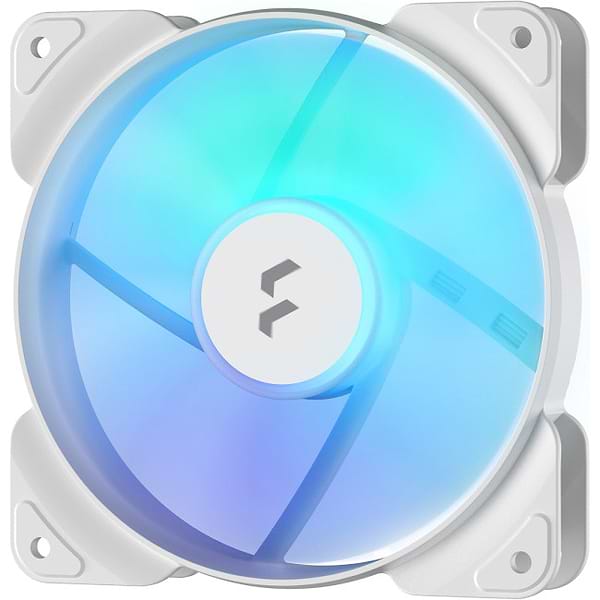 Фото - Корпусный вентилятор Fractal design Вентилятор для корпусу 120 мм RGB PWM White Frame Aspect 12 RGB PWM White Frame