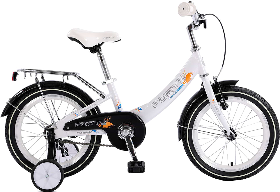 Двухколёсный велосипед Forte Flamingo 16'' White