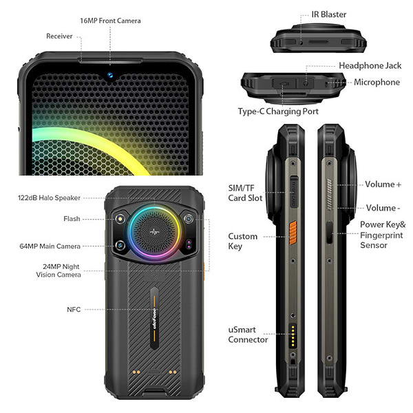 Фото - Смартфон Ulefone Armor 21 8/256Gb Black