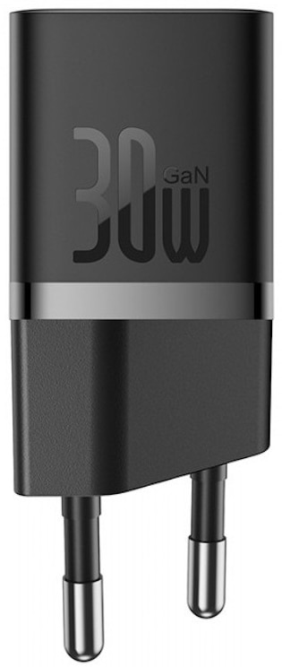 Сетевое зарядное устройство Baseus GaN5 Fast Charger(mini) 1C 30W EU Cluster Black (P10110902113-00)