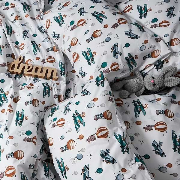 Фото - Комплект постельного белья Moon&Star Бязь Gold Люкс Cloud Adventures 160х220х2 нав. 2х40х60 (MS-820006190)