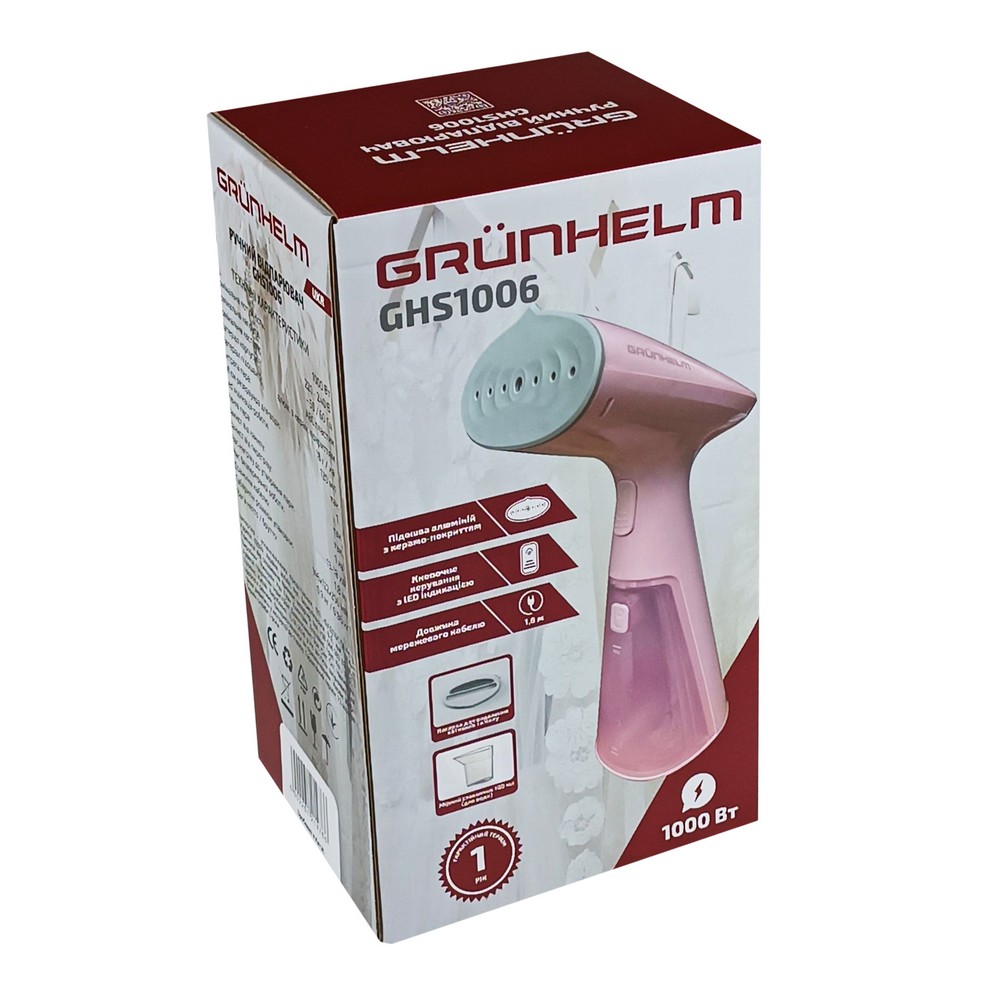Фото - Вертикальный отпариватель ручной Grunhelm GHS-1006