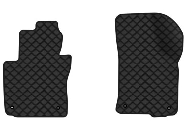 Килимки з екошкіри в салон авто передні EVAtech для Octavia A5 (MT, 4 clips) Skoda 2004-2013 2 покоління Combi EU (SK12162AB2TL4BBB)