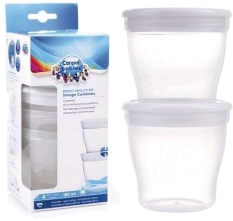 Купити Контейнер для грудного молока Canpol babies 4 шт., 180 мл. (12/204) - Фото 1 Контейнер для грудного молока Canpol babies 4 шт., 180 мл. (12/204) - Фото 1